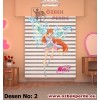 Winx Club Zebra Perdesi